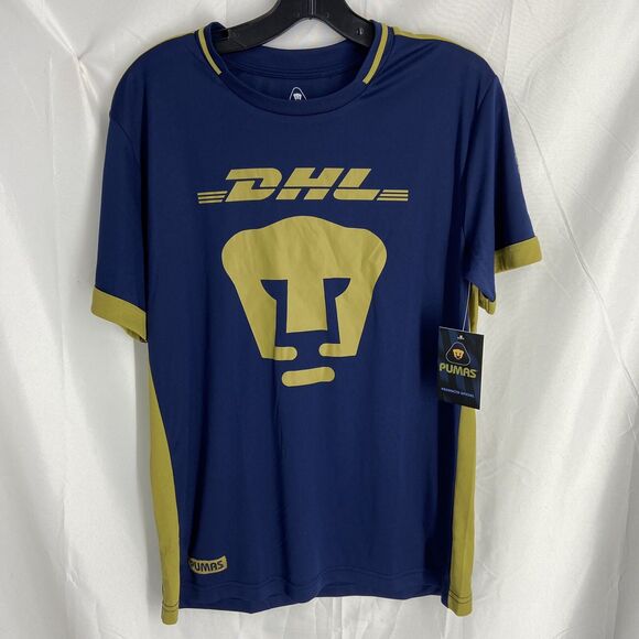 2024 Men’s DHL Pumas Authentic Jersey Blue Gold Official Size: Small NWT